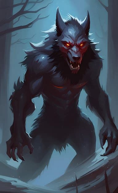 Premium Photo | Werewolf art