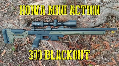 Howa Mini Action - Oryx Stock - 300 Blackout - YouTube