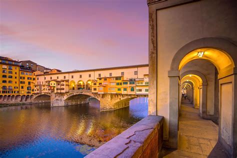 Ponte Vecchio over the Arno River in Florence 2169369 Stock Photo at ...