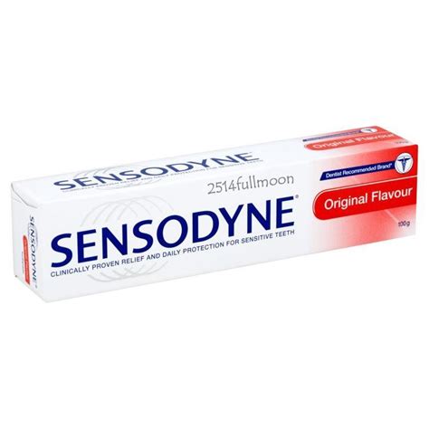 100 g. Sensodyne Original Flavor Toothpaste Reduce Tooth Sensitivity