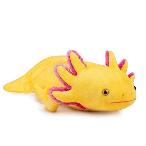 Buy ZHONGXIN MADE Simulation Axolotl Plush - Super Large 30Inch Yellow ...