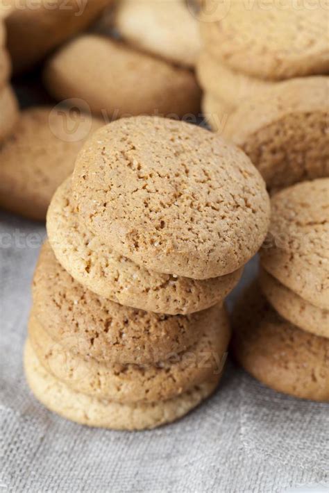 low calorie oatmeal cookies, with added sugar 9443157 Stock Photo at ...