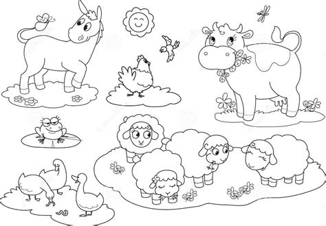 Printable Farm Animals Coloring Pages - prntbl.concejomunicipaldechinu ...