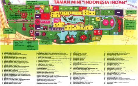 Denah Taman Mini Indonesia Indah Map - IMAGESEE