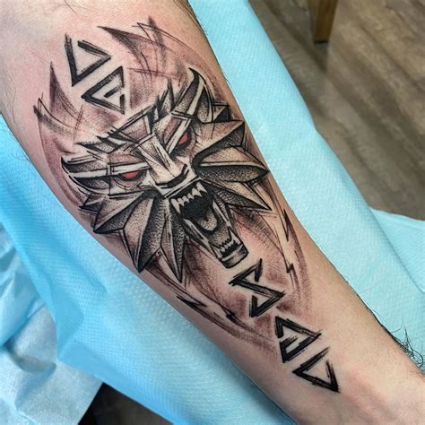 101 Amazing Witcher Tattoo Ideas That Will Blow Your Mind! | Witcher ...