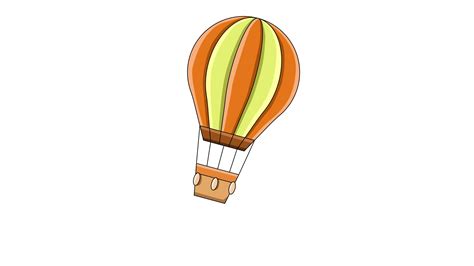 animated video of the hot air balloon icon 35974978 Stock Video at Vecteezy