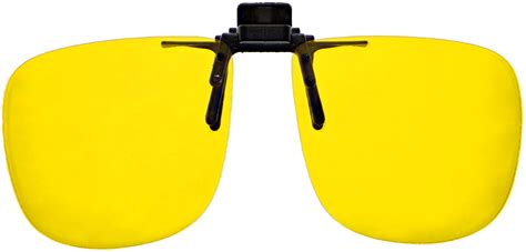 Clip-on Night Driving Glasses - Yellow | VS Eyewear