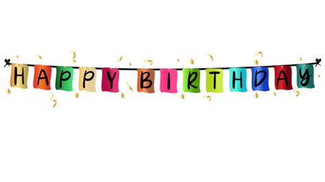 Birthday Banner PNG Transparent Images Free Download | Vector Files ...