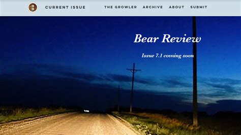 Bear Review | Current Issue