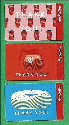 Tim Hortons 2019 Thank You Gift Cards | eBay