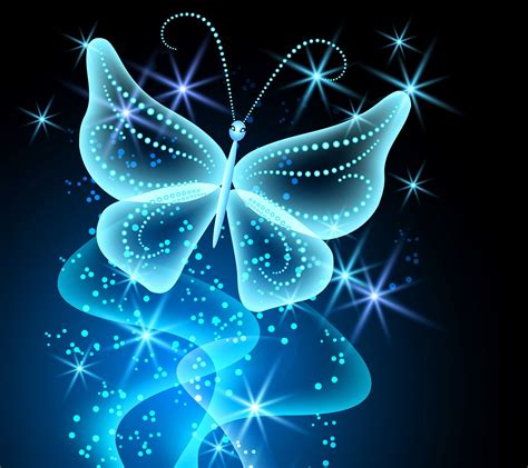 Neon Butterfly Desktop Background wallpapers HD free - 497369 ...