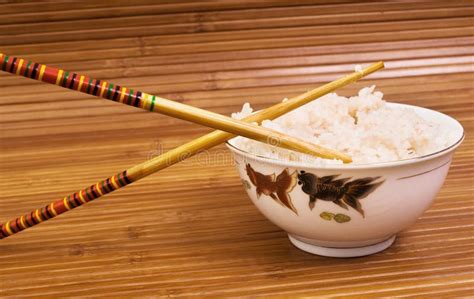 Rice And Chopsticks Stock Photos - Image: 11487733