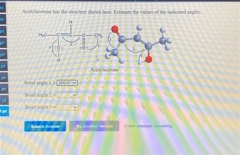 Solved 30 ot Acetylacetone has the structure shown here. | Chegg.com