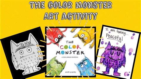 Color Monster Book Companion, Visual Craft And Recipe, And STEM ...