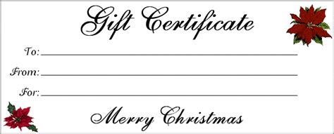 18 Gift Certificate Templates - Excel PDF Formats