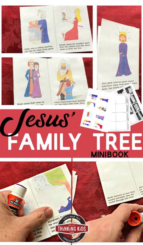 Jesus' Family Tree Minibook - Thinking Kids