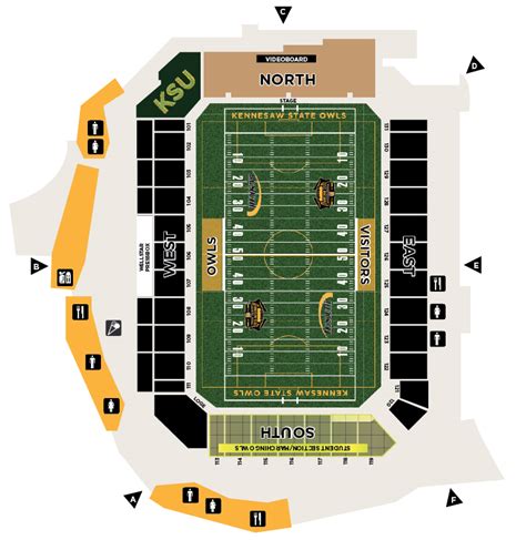 Fifth Third Bank Stadium at Kennesaw State, Kennesaw, Georgia ...