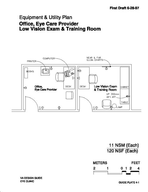 Office, Eye Care Provider Low Vision Exam & Traning Room