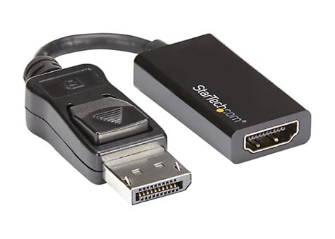 StarTech.com DisplayPort to HDMI Adapter - 4K 60Hz DP 1.4 to HDMI ...