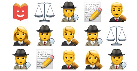 🧑‍⚖️‍📝 Avvocato Collezione Emoji