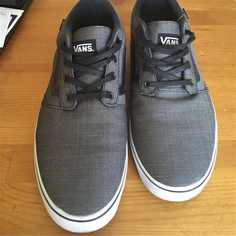 Grey and Black Vans | Black vans, Vans, Vans shoes