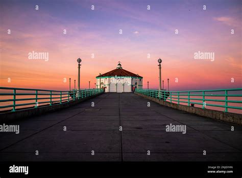 Manhattan Beach Pier Stock Photo - Alamy