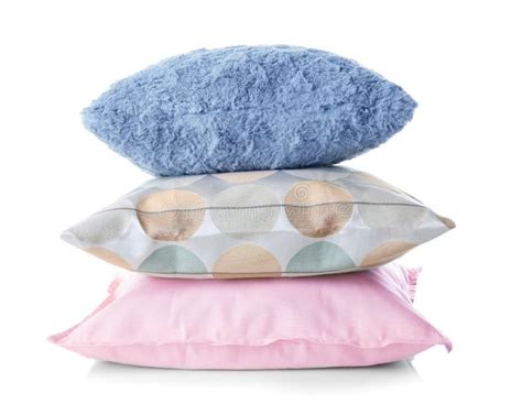 Soft decorative pillows stock photo. Image of soft, sleep - 120704472