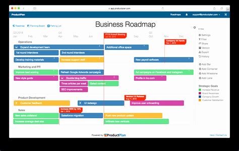 Roadmap Excel Template