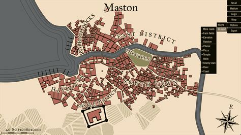 Medieval Town Map Generator