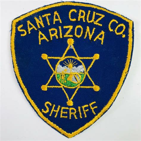 Santa Cruz County Sheriff Arizona Patch | Police patches, Police badge ...