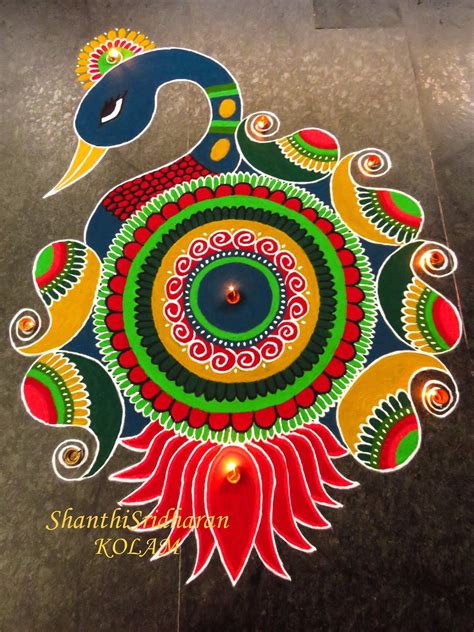 Pin by Shakila Raj on Rangoli | Big rangoli designs, Rangoli designs ...