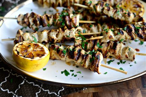 Grilled Chicken Shawarma Kebabs - Simply Scratch