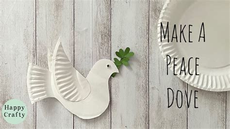 The Peace Dove Craft: A Cute and Easy DIY | Made From Paper Plate - YouTube