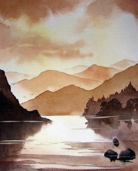 40 Easy Watercolor Landscape Painting Ideas for Beginners – FeminaTalk