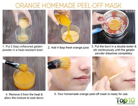 DIY Peel Off Face Masks For Acne And Glowing Skin