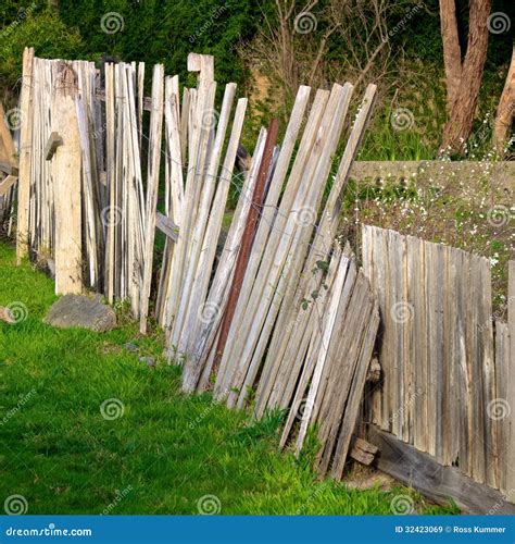 Broken fence stock image. Image of aged, agriculture - 32423069