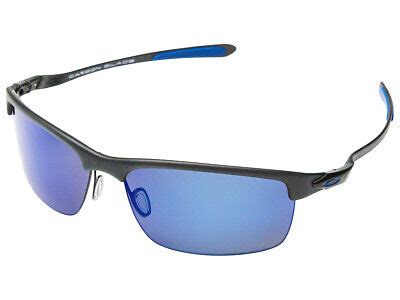 Oakley Carbon Blade Polarized Sunglasses OO9174-05 Matte Carbon/Ice ...