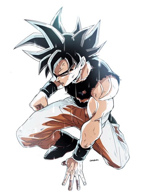 UI Goku !!! ......art by Twitter @GV6820s : r/dbz