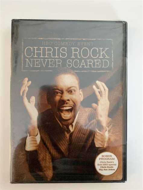 Chris Rock - Never Scared (DVD, 2004) Brand New/ Sealed | eBay