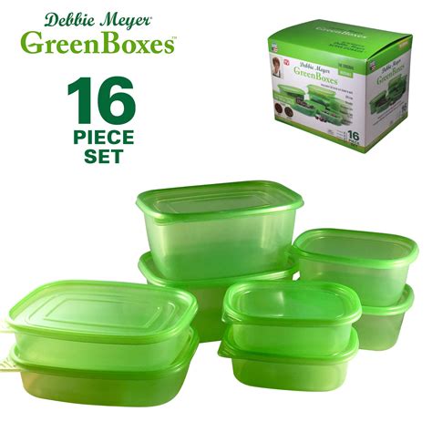 HOLIDAY SALE Debbie Meyer Green Boxes Food Storage Containers 16-Piece ...