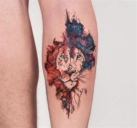 Water Color Tattoo by Robson Carvalho | Tatouages de zodiaque léo ...