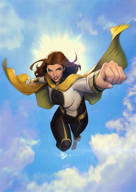 ArtStation - Flight, Facundo Moyano | Superhero characters, Superhero ...