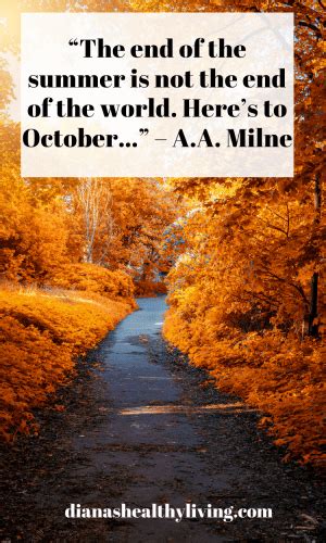 60 October Quotes and Autumn Quotes | Diana's Healthy Living