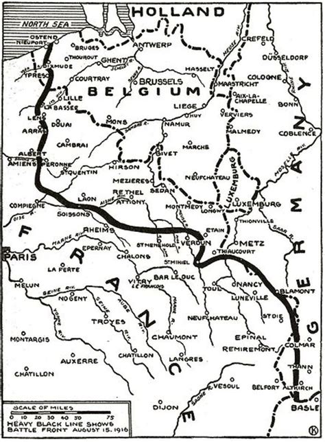 Trench Warfare Ww1 Map