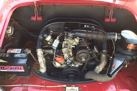 1969 VW Karmann Ghia Engine Bay - Used Engines & Transmissions