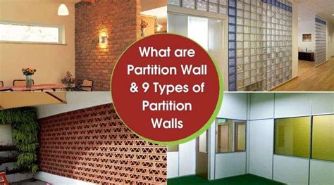 Partition Wall And 12 Types Of Partition Wall