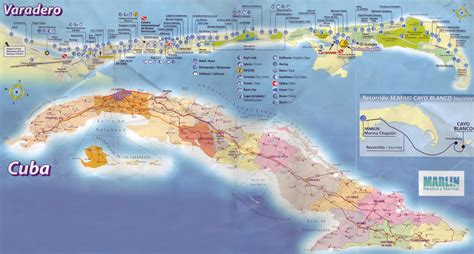 Cuba Map Varadero