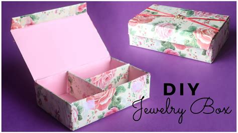 DIY Jewelry Box | How To Make Jewellery Box from Waste Cardboard | DIY ...