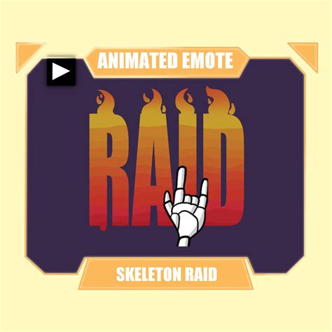 Animated Raid Emote Raid Fire Emote Animated Twitch Emote Animated ...