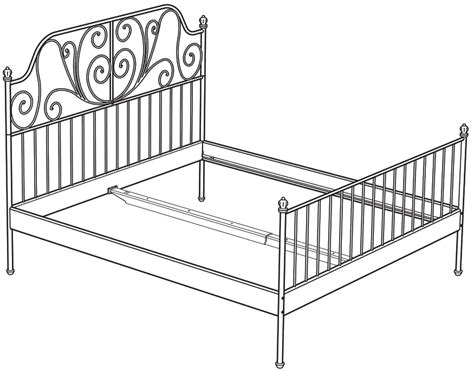 Ikea White Metal Bed Frame Instructions - Hanaposy